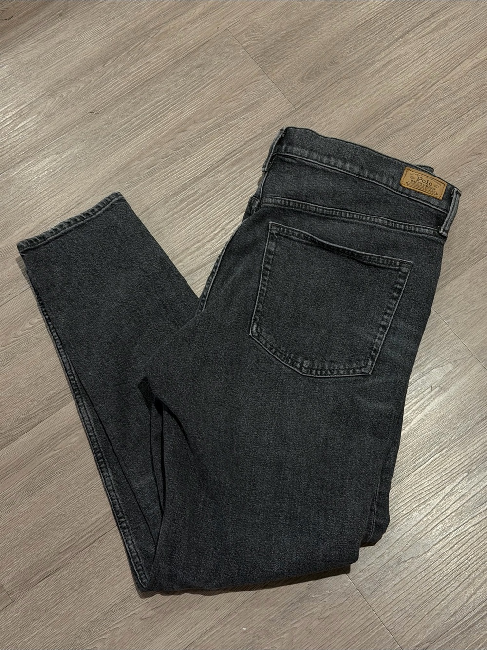 Polo Ralph Lauren Tompkins Skinny Jeans Womens 33 Dark Made In Turkey